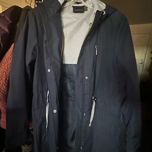 Weatherproof Women's Dark Blue Raincoat